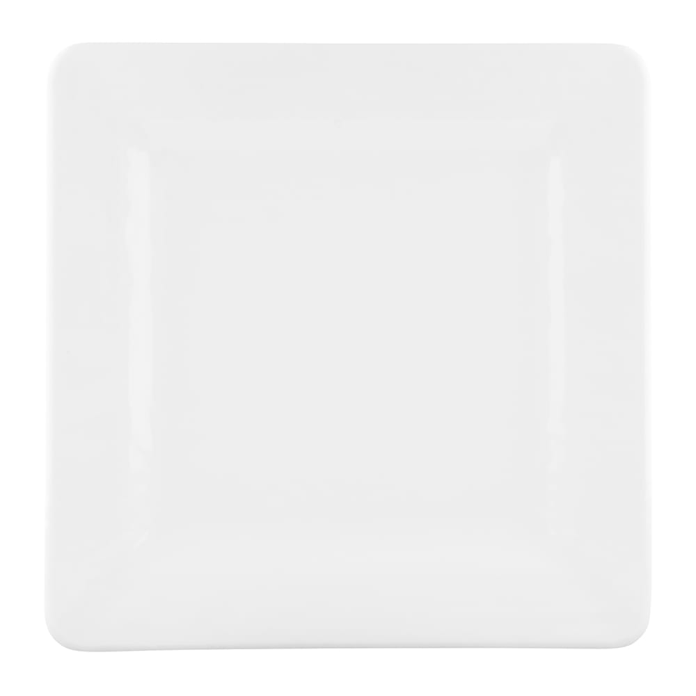 Elite Global Solutions 7" Square Melamine Salad Plate, White (D7SQRR-W)