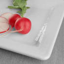 Elite Global Solutions 7" Square Melamine Salad Plate, White (D7SQRR-W) thumbnail 5