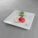 Elite Global Solutions 7" Square Melamine Salad Plate, White (D7SQRR-W) thumbnail 6