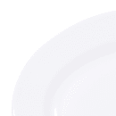 Elite Global Solutions 10 3/4" x 7 3/4" Oval Melamine Dinner Plate - White (D811OV-W) thumbnail 5