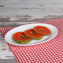 Elite Global Solutions 10 3/4" x 7 3/4" Oval Melamine Dinner Plate - White (D811OV-W) thumbnail 7