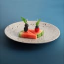 Elite Global Solutions 8 1/2" Round Melamine Salad Plate, Chocolate Chip (D8125R-CC) thumbnail 7