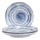 Elite Global Solutions 8 1/2" Round Melamine Salad Plate, Navy (D8125R-ND) thumbnail 5