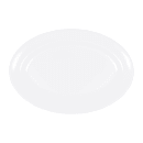 Elite Global Solutions 12 3/4" x 9 3/4" Oval Merced Platter - Melamine, White (D812OV-W) thumbnail 2