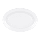 Elite Global Solutions 12 3/4" x 9 3/4" Oval Merced Platter - Melamine, White (D812OV-W) thumbnail 4