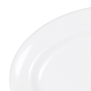 Elite Global Solutions 12 3/4" x 9 3/4" Oval Merced Platter - Melamine, White (D812OV-W) thumbnail 5