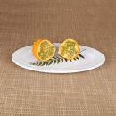 Elite Global Solutions 12 3/4" x 9 3/4" Oval Merced Platter - Melamine, White (D812OV-W) thumbnail 7