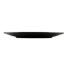 Elite Global Solutions 12 3/4" x 8 3/4" Oval Pebble Creek Platter - Melamine, Black (D812RR-B) thumbnail 2