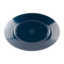 Elite Global Solutions 12 3/4" x 8 3/4" Oval Pebble Creek Platter - Melamine, Lapis (D812RR-LAP) thumbnail 3