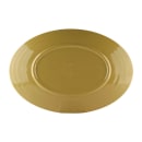 Elite Global Solutions 12 3/4" x 8 3/4" Oval Pebble Creek Platter - Melamine, Olive Oil (D812RR-OO) thumbnail 3