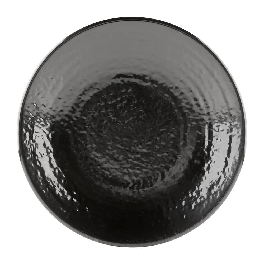 Elite Global Solutions 8 1/4" Round Melamine Salad Plate, Black (D814RR-B)