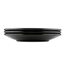 Elite Global Solutions 8 1/4" Round Melamine Salad Plate, Black (D814RR-B) thumbnail 5