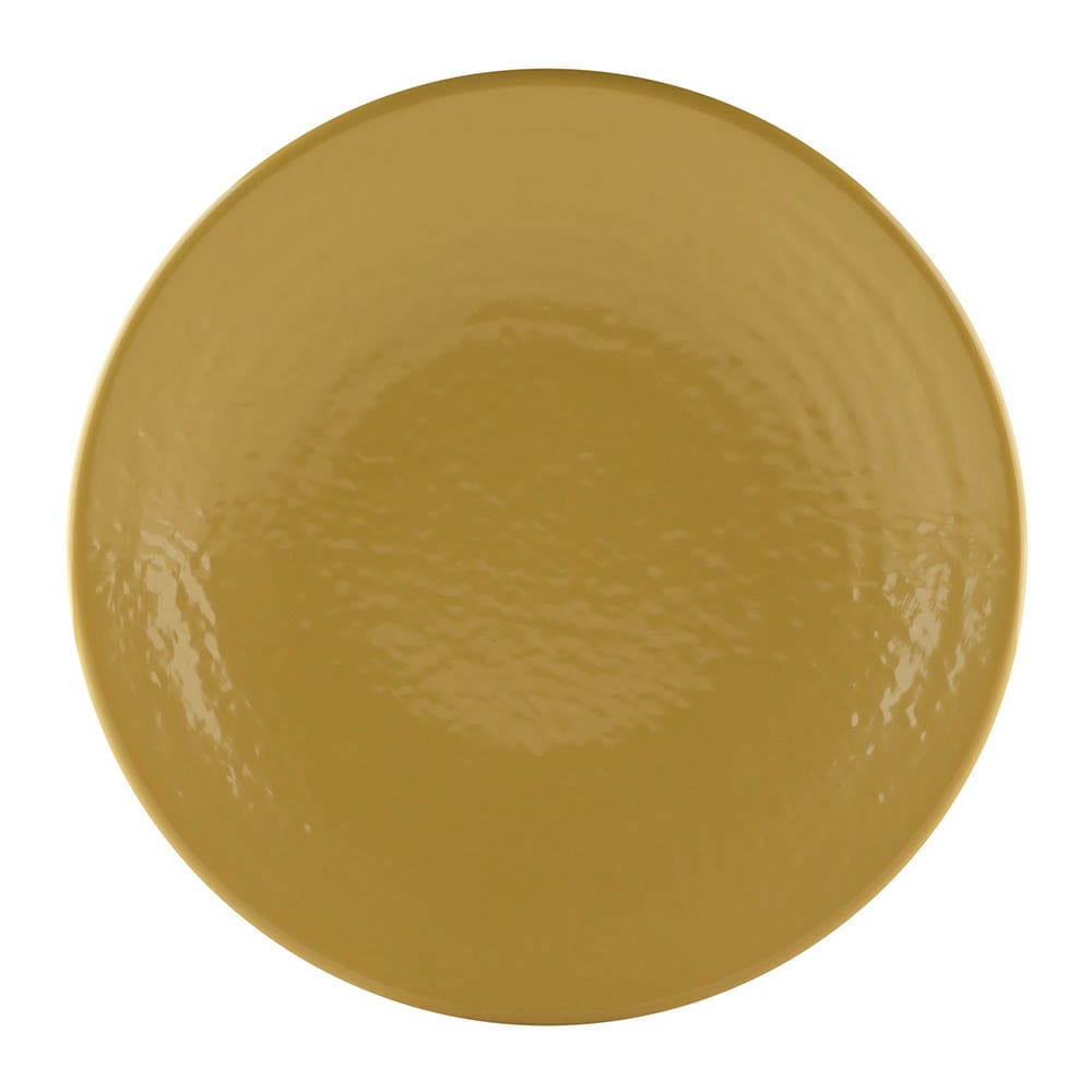 Elite Global Solutions 8 1/4" Round Melamine Salad Plate, Olive Oil (D814RR-OO)