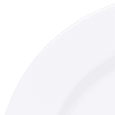 Elite Global Solutions 8 1/2" Round Melamine Salad Plate, White (D815-W) thumbnail 5