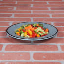 Elite Global Solutions 8 1/2" Round Melamine Salad Plate, Cameo Blue (D850M-CB) thumbnail 7