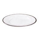 Elite Global Solutions 8 1/2" Round Melamine Salad Plate, White (D850M-W) thumbnail 2