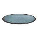 Elite Global Solutions 12 1/2" x 8 1/2" Oval Melamine Salad Plate - Cameo Blue (D8512OVM-CB) thumbnail 2
