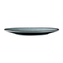 Elite Global Solutions 12 1/2" x 8 1/2" Oval Melamine Salad Plate - Cameo Blue (D8512OVM-CB) thumbnail 3