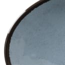 Elite Global Solutions 12 1/2" x 8 1/2" Oval Melamine Salad Plate - Cameo Blue (D8512OVM-CB) thumbnail 5