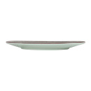 Elite Global Solutions 12 1/2" x 8 1/2" Oval Melamine Salad Plate - Hemlock (D8512OVM-H) thumbnail 2