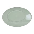 Elite Global Solutions 12 1/2" x 8 1/2" Oval Melamine Salad Plate - Hemlock (D8512OVM-H) thumbnail 3