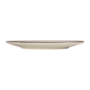Elite Global Solutions 12 1/2" x 8 1/2" Oval Melamine Salad Plate - Vanilla (D8512OVM-V) thumbnail 2