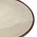 Elite Global Solutions 12 1/2" x 8 1/2" Oval Melamine Salad Plate - Vanilla (D8512OVM-V) thumbnail 4