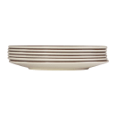 Elite Global Solutions 12 1/2" x 8 1/2" Oval Melamine Salad Plate - Vanilla (D8512OVM-V) thumbnail 5