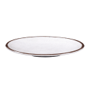 Elite Global Solutions 12 1/2" x 8 1/2" Oval Melamine Salad Plate - White (D8512OVM-W) thumbnail 2