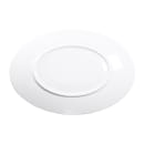 Elite Global Solutions 12 1/2" x 8 1/2" Oval Melamine Salad Plate - White (D8512OVM-W) thumbnail 4
