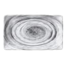 Elite Global Solutions Rectangular Melamine Salad Plate - 8 1/2" x 5 3/8", Black (D851RC-BD) thumbnail 2