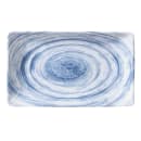 Elite Global Solutions Rectangular Melamine Salad Plate - 8 1/2" x 5 3/8", Navy (D851RC-ND) thumbnail 2