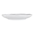 Elite Global Solutions 8 3/4" x 6 1/2" Oval Melamine Salad Plate - Black (D861OV-BD) thumbnail 3