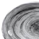 Elite Global Solutions 8 3/4" x 6 1/2" Oval Melamine Salad Plate - Black (D861OV-BD) thumbnail 4