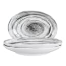 Elite Global Solutions 8 3/4" x 6 1/2" Oval Melamine Salad Plate - Black (D861OV-BD) thumbnail 6