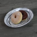 Elite Global Solutions 8 3/4" x 6 1/2" Oval Melamine Salad Plate - Black (D861OV-BD) thumbnail 7