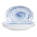 Elite Global Solutions 8 3/4" x 6 1/2" Oval Melamine Salad Plate - Navy (D861OV-ND) thumbnail 6
