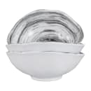 Elite Global Solutions 28 oz Oval Melamine Bowl, Black (D863OV-BD) thumbnail 6