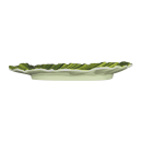 Elite Global Solutions Leaf Shaped Melamine Salad Plate - 8" x 7 3/4", Green (D873PL-DG) thumbnail 3