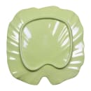 Elite Global Solutions Leaf Shaped Melamine Salad Plate - 8" x 7 3/4", Green (D873PL-DG) thumbnail 4