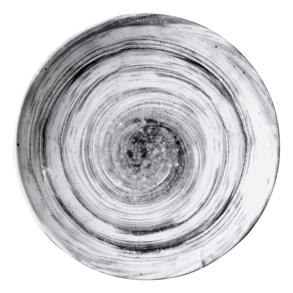 Elite Global Solutions 9 1/2" Round Melamine Dinner Plate, Black (D9138R-BD)