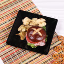 Elite Global Solutions 9" Square Melamine Dinner Plate, Black (D99SQ-B) thumbnail 6