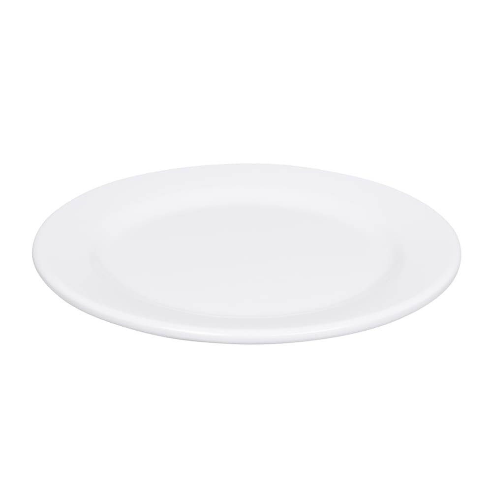 Elite Global Solutions 9" Round Melamine Dinner Plate, White (D9PL-W)
