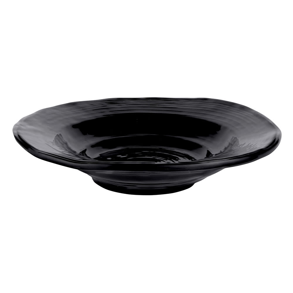 Elite Global Solutions 6 oz Round Melamine Bowl, Black (DB7-B)