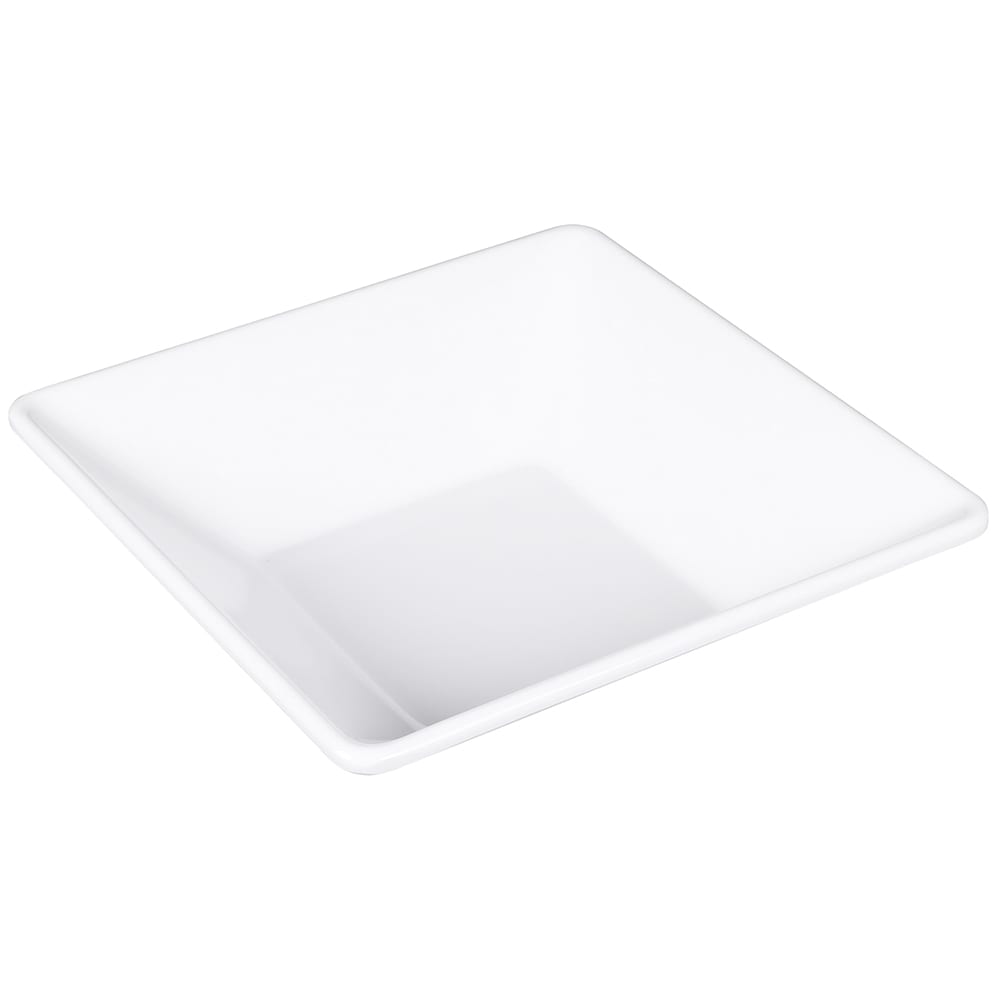 Elite Global Solutions 40 oz Square Melamine Serving Bowl, White (DB834SQ-W)