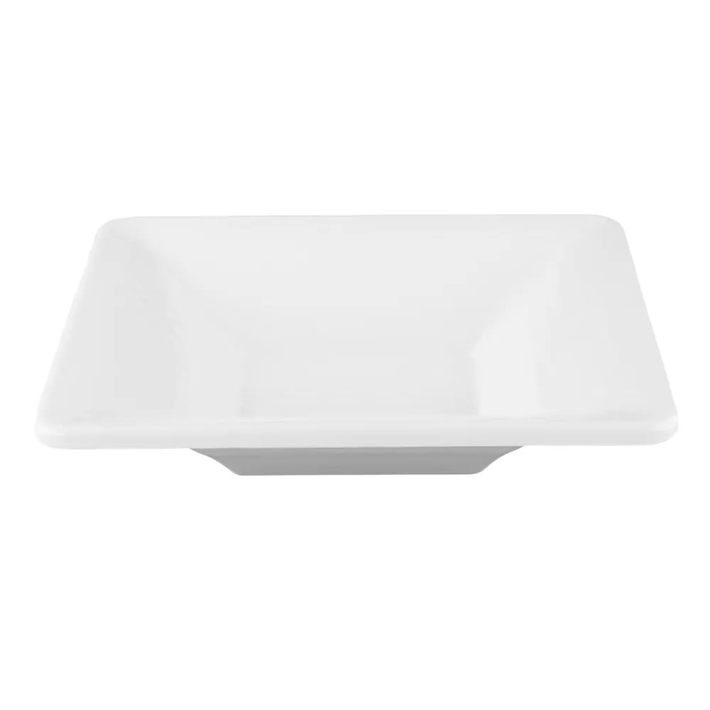 Elite Global Solutions 20 oz Square Melamine Bowl, White (DB8RR-W)