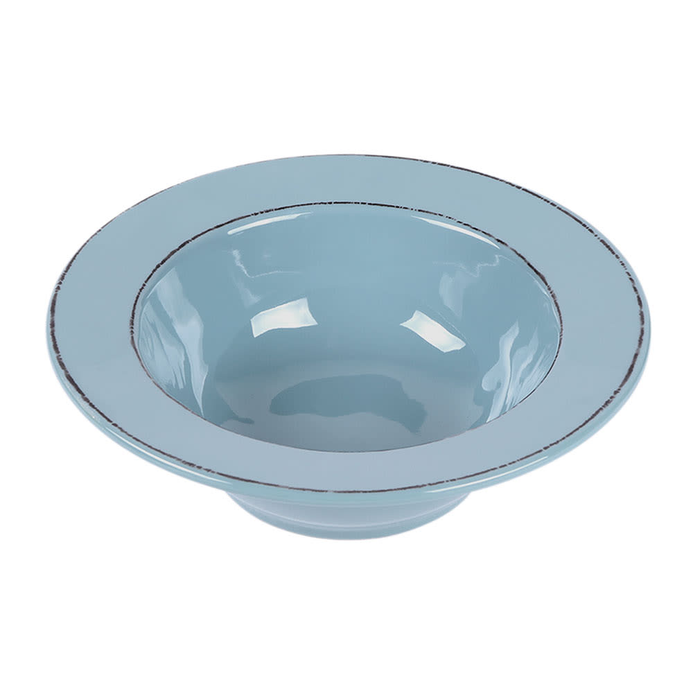 Elite Global Solutions 18 oz Round Melamine Bowl, Cameo Blue (DB8T-CB)