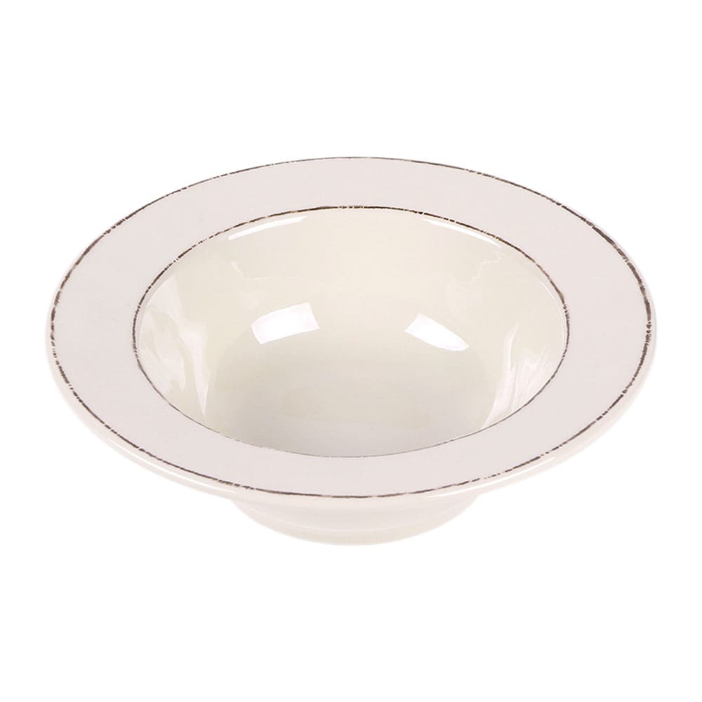 Elite Global Solutions 18 oz Round Melamine Bowl, Vanilla (DB8T-V)