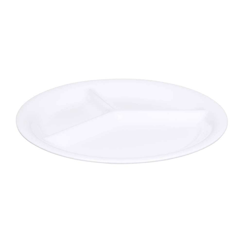 Elite Global Solutions 10" Round Melamine Dinner Plate, White (DC103-W)