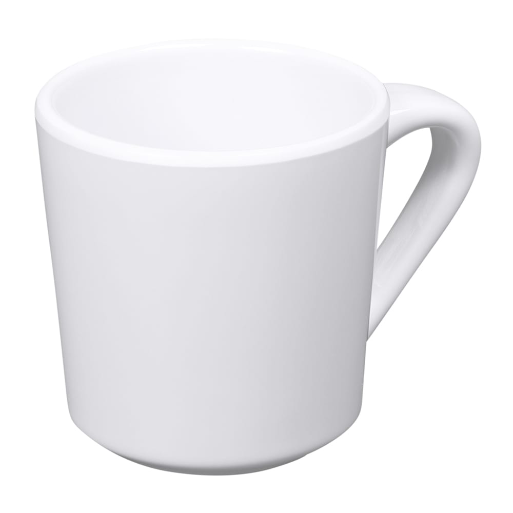 Elite Global Solutions 14 oz Melamine Mug, White (DC14-W)